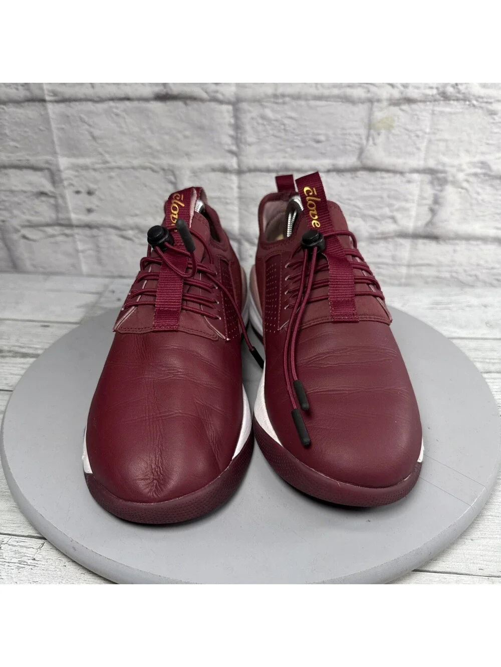 Clove Royal Maroon Sneakers Nurse Comfort Healthcare Bungee Lace Women’s 8.5